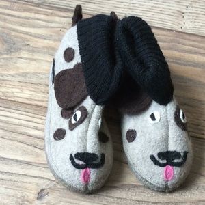 Boiled wool dog slippers